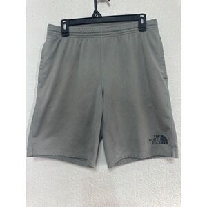 The North Face Mens Gray Athletic Shorts Size Medium Regular Fit Polyester
